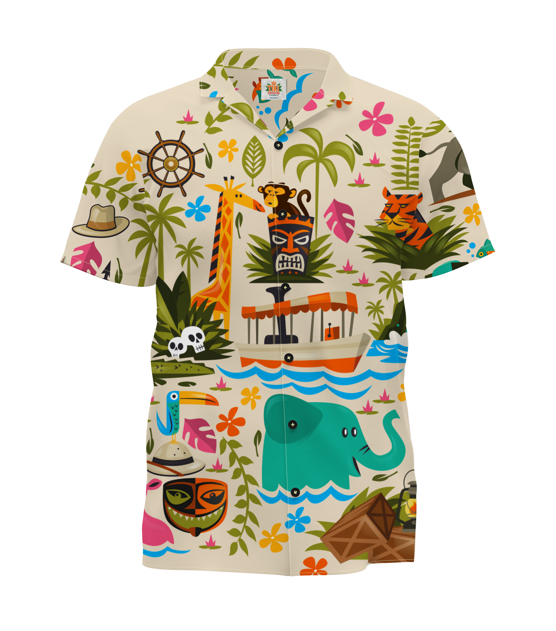 Backside of Tiki