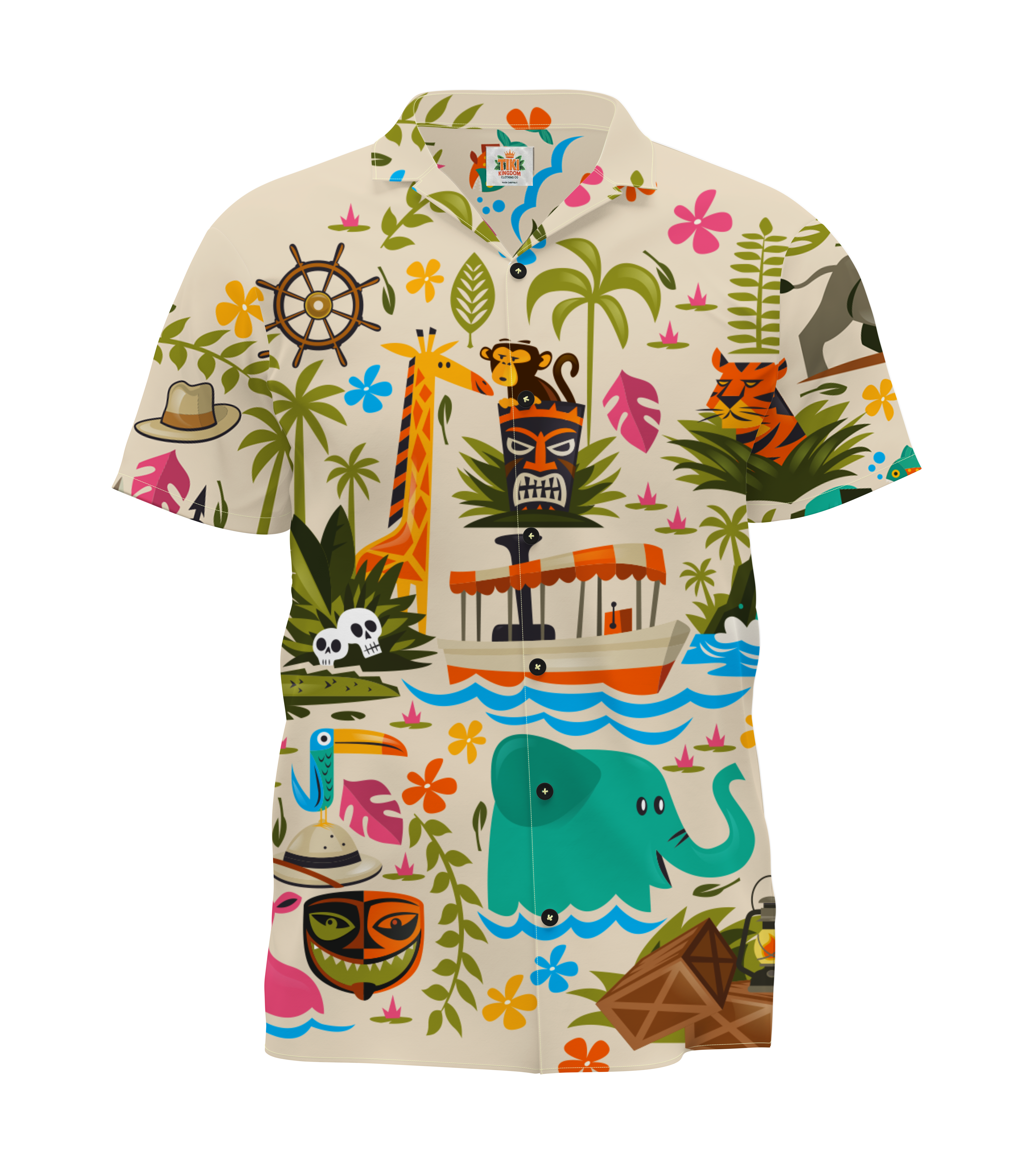Backside of Tiki